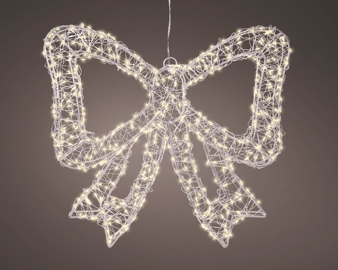 Fiocco Silver 500 Micro Led Caldi 38x5x34 Cm