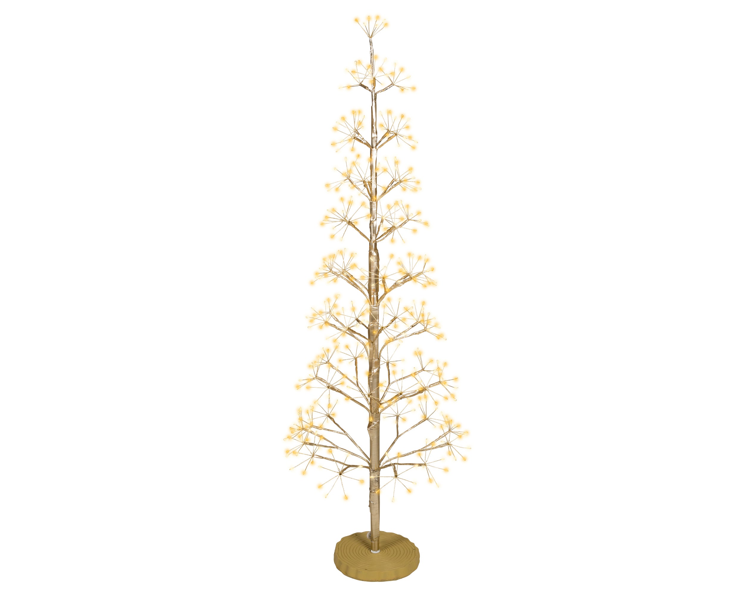 Albero 448 Led Caldi Finitura Oro D 45x120 Cm