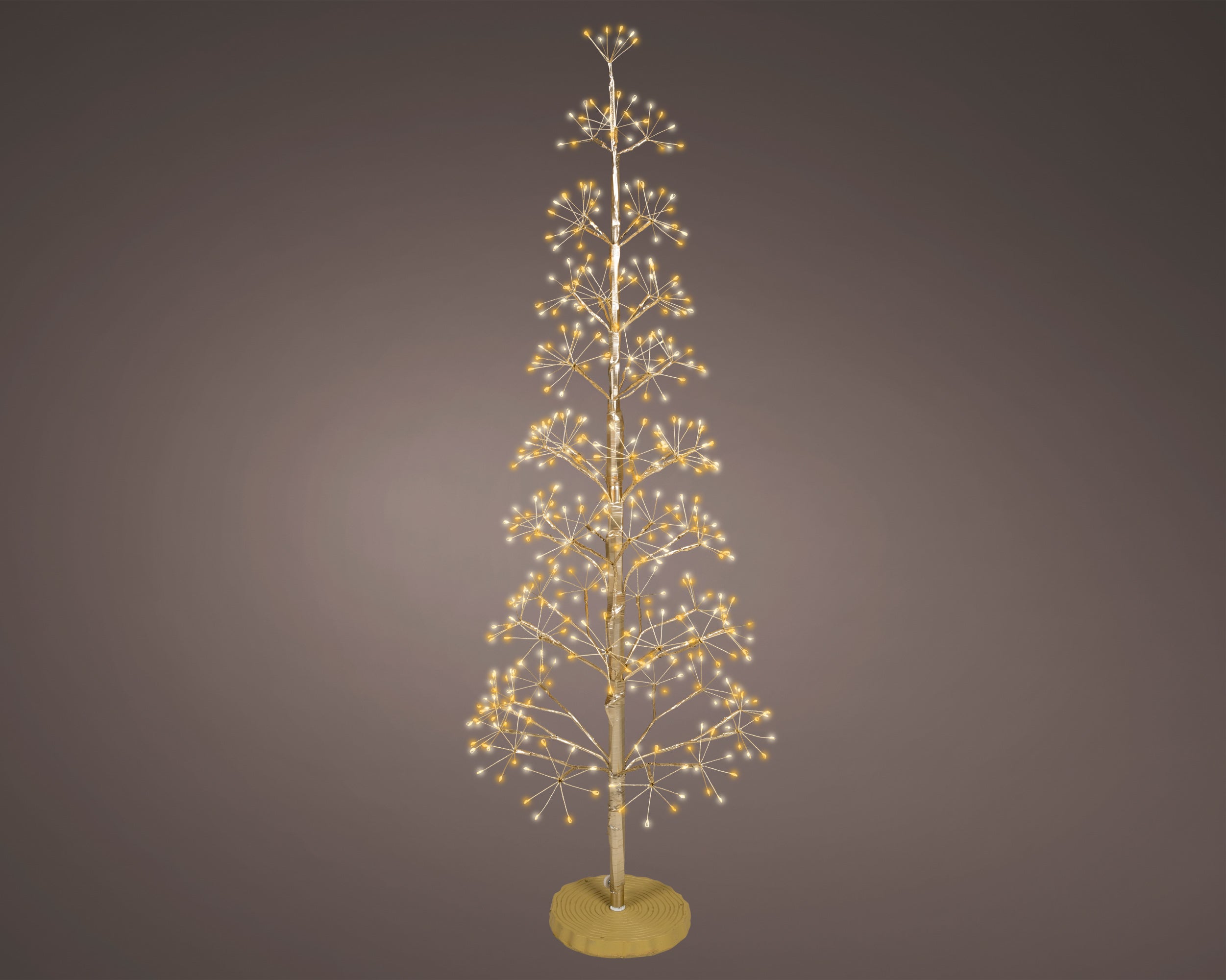 Albero 448 Led Caldi Finitura Oro D 45x120 Cm