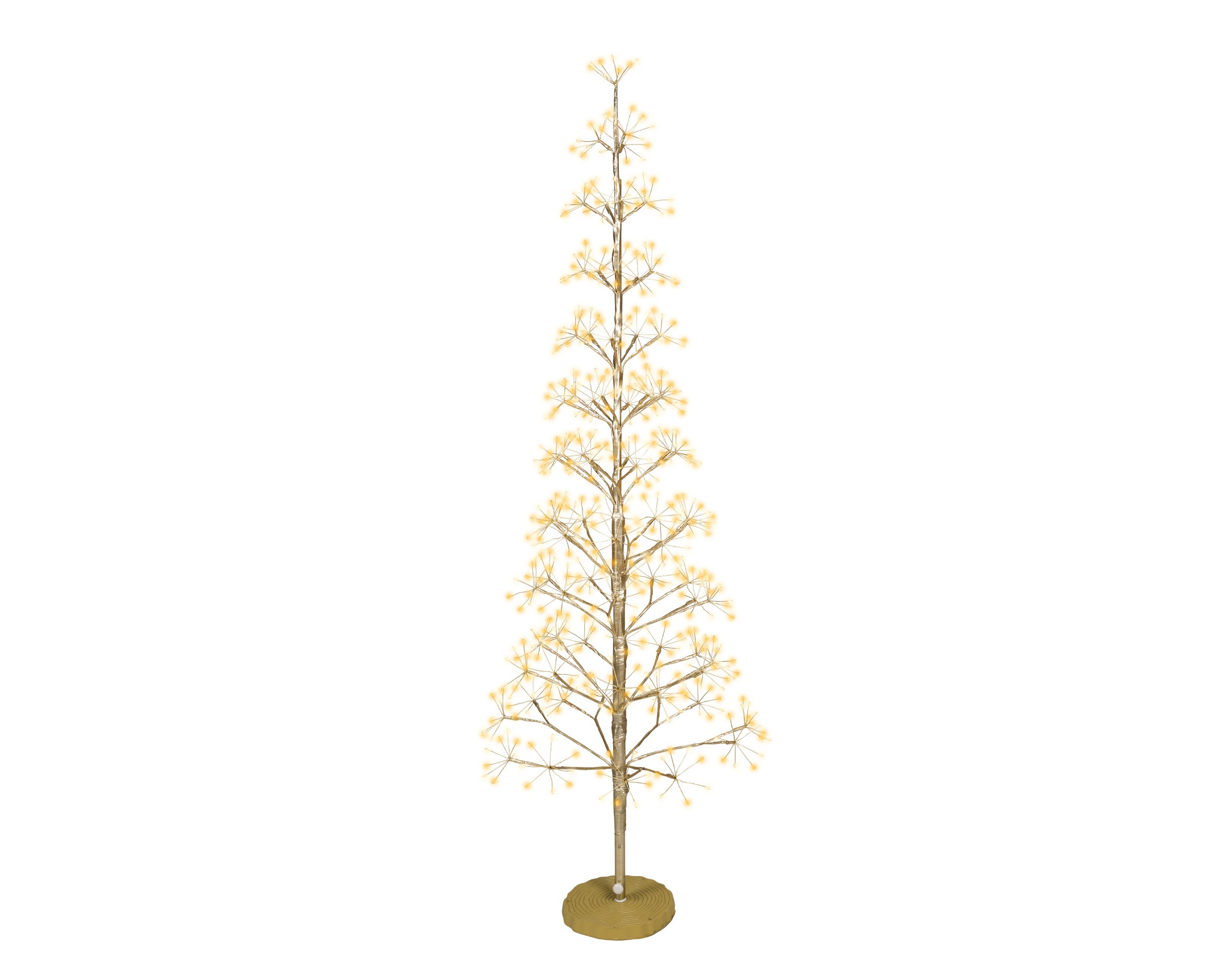 Albero 624 Led Caldi Finitura Oro D 55x150 Cm
