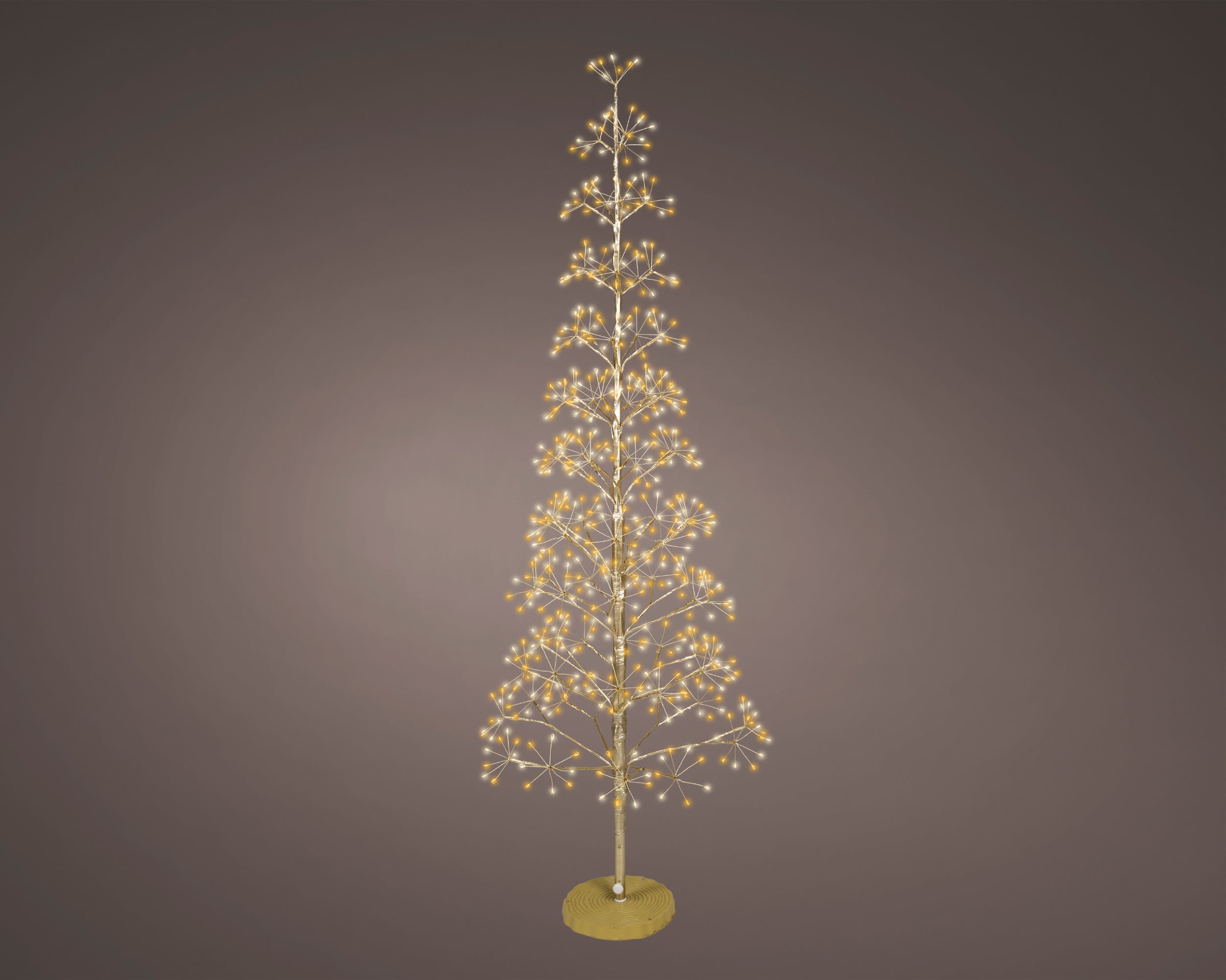 Albero 624 Led Caldi Finitura Oro D 55x150 Cm