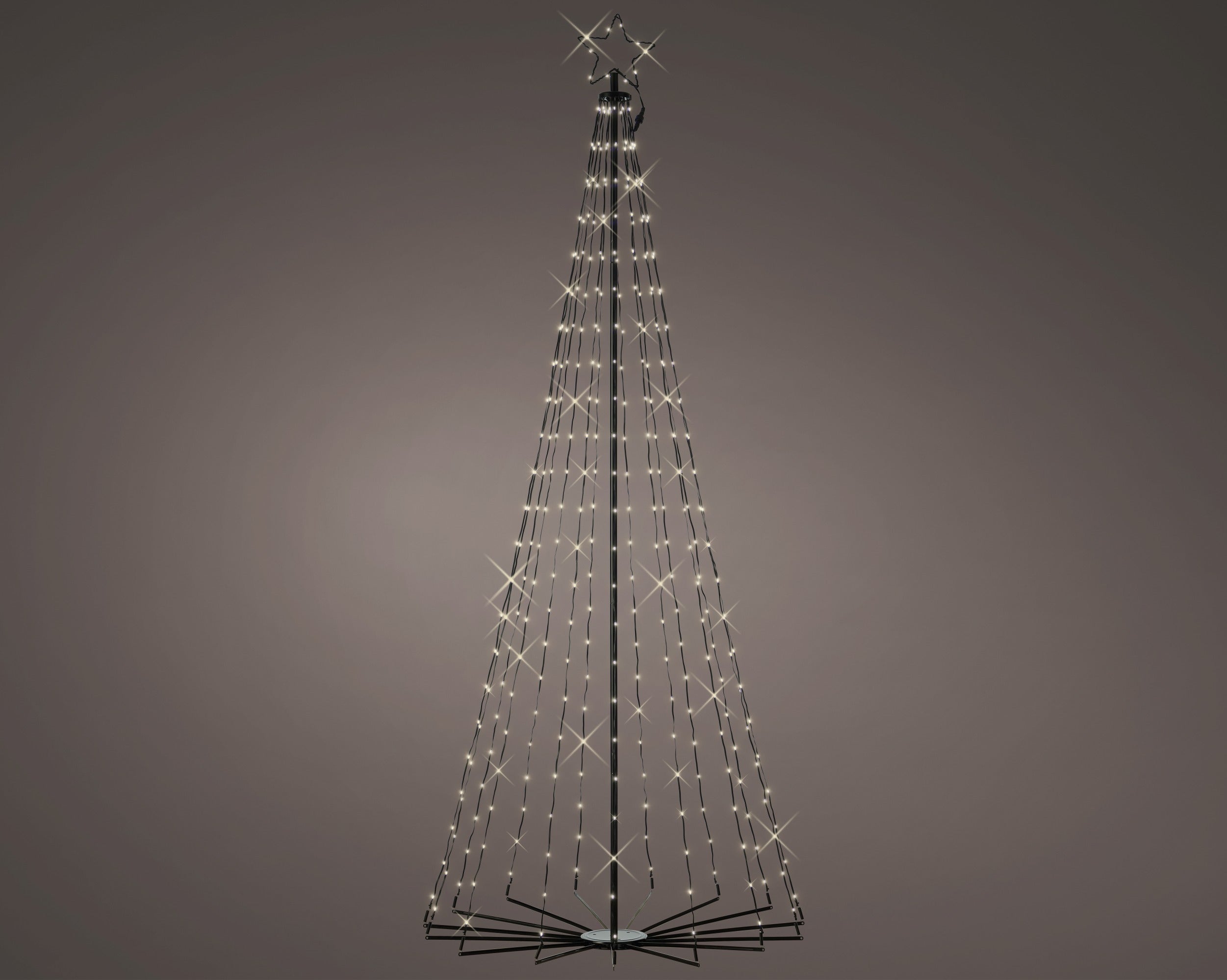Albero Di Metallo 355 Led Multicolor 100x240 Cm