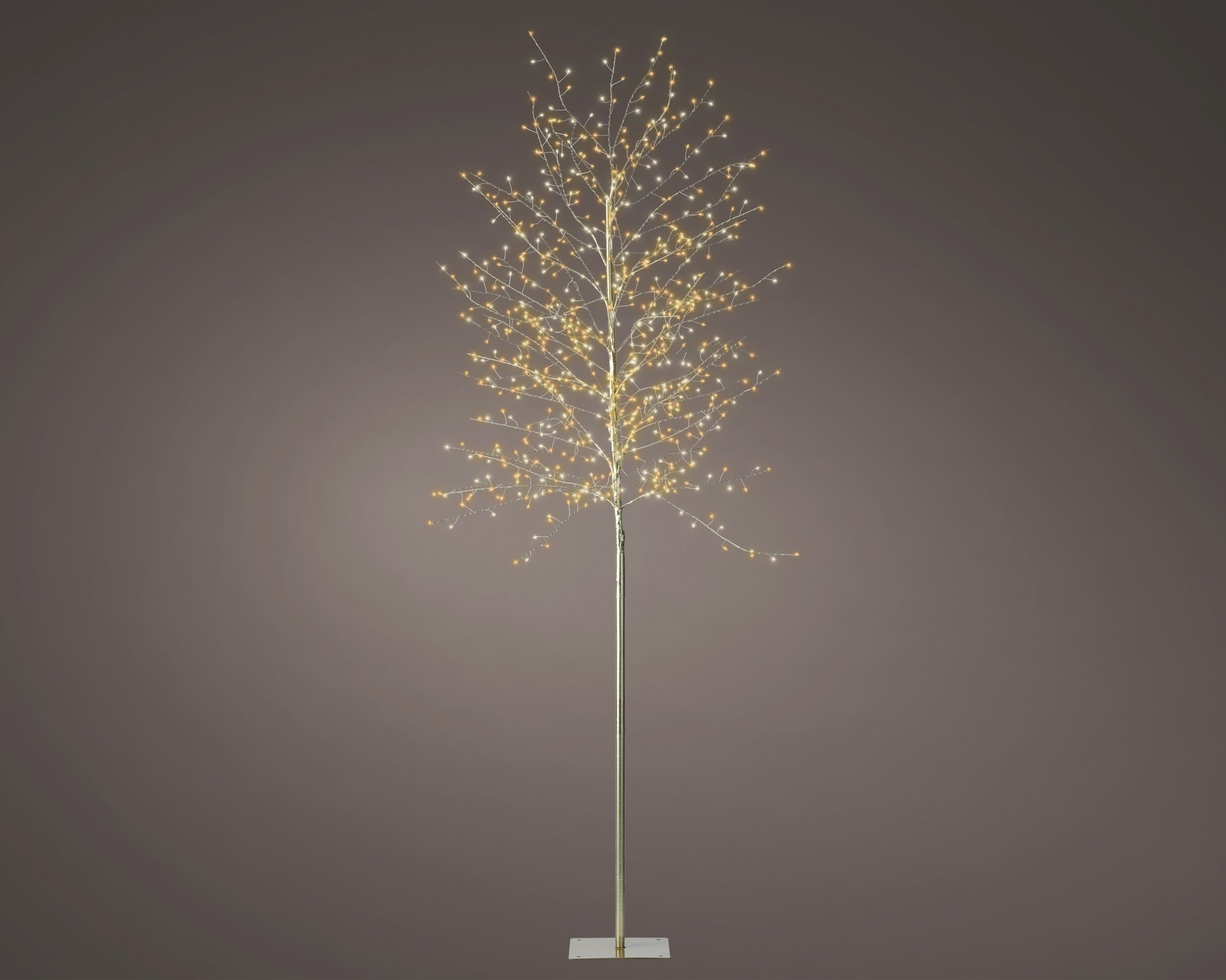 Albero 720 Led Classic Warm White Finitura Oro D 70x180 Cm