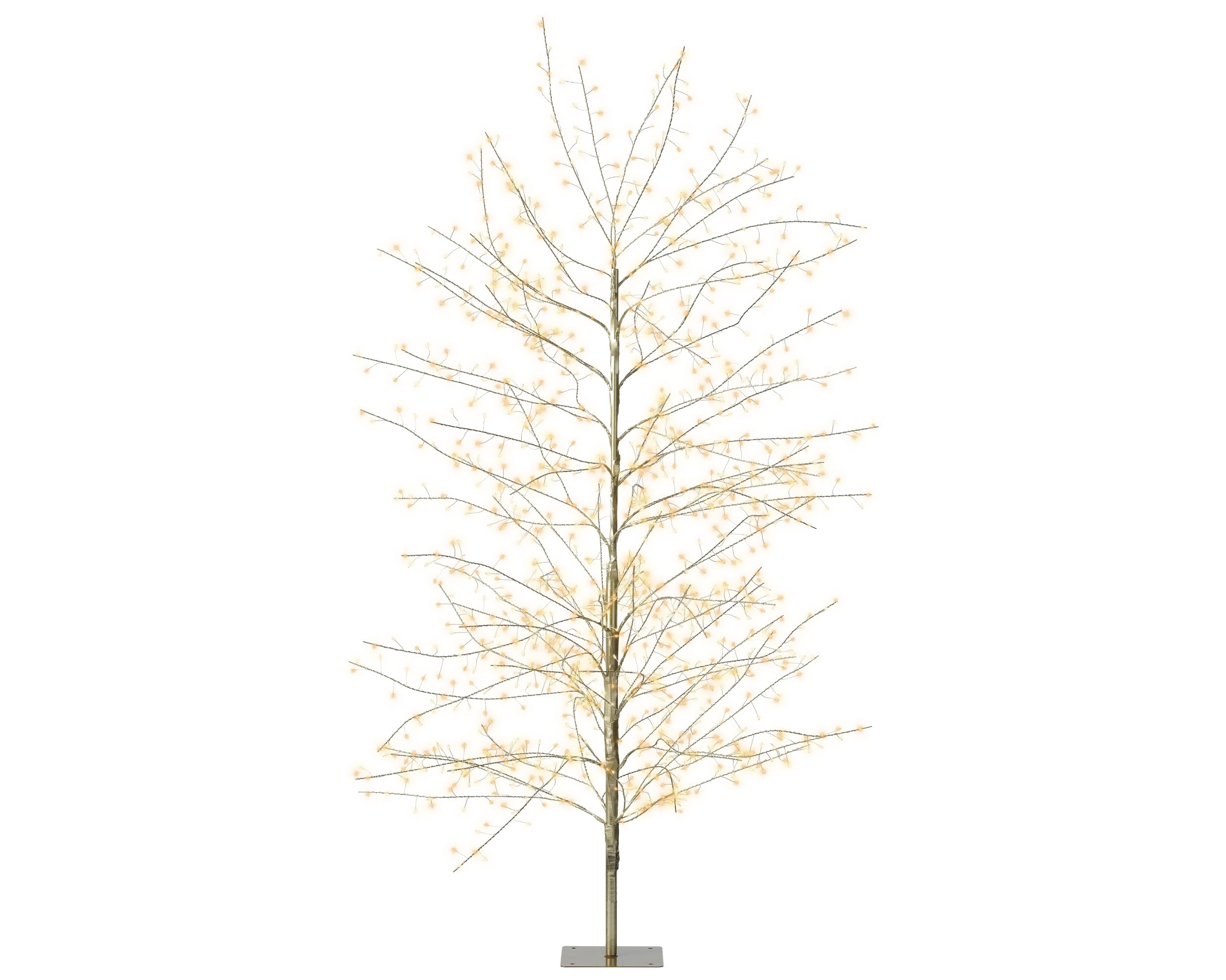 Albero Oro 1350 Micro Led Caldi D 70x150 Cm