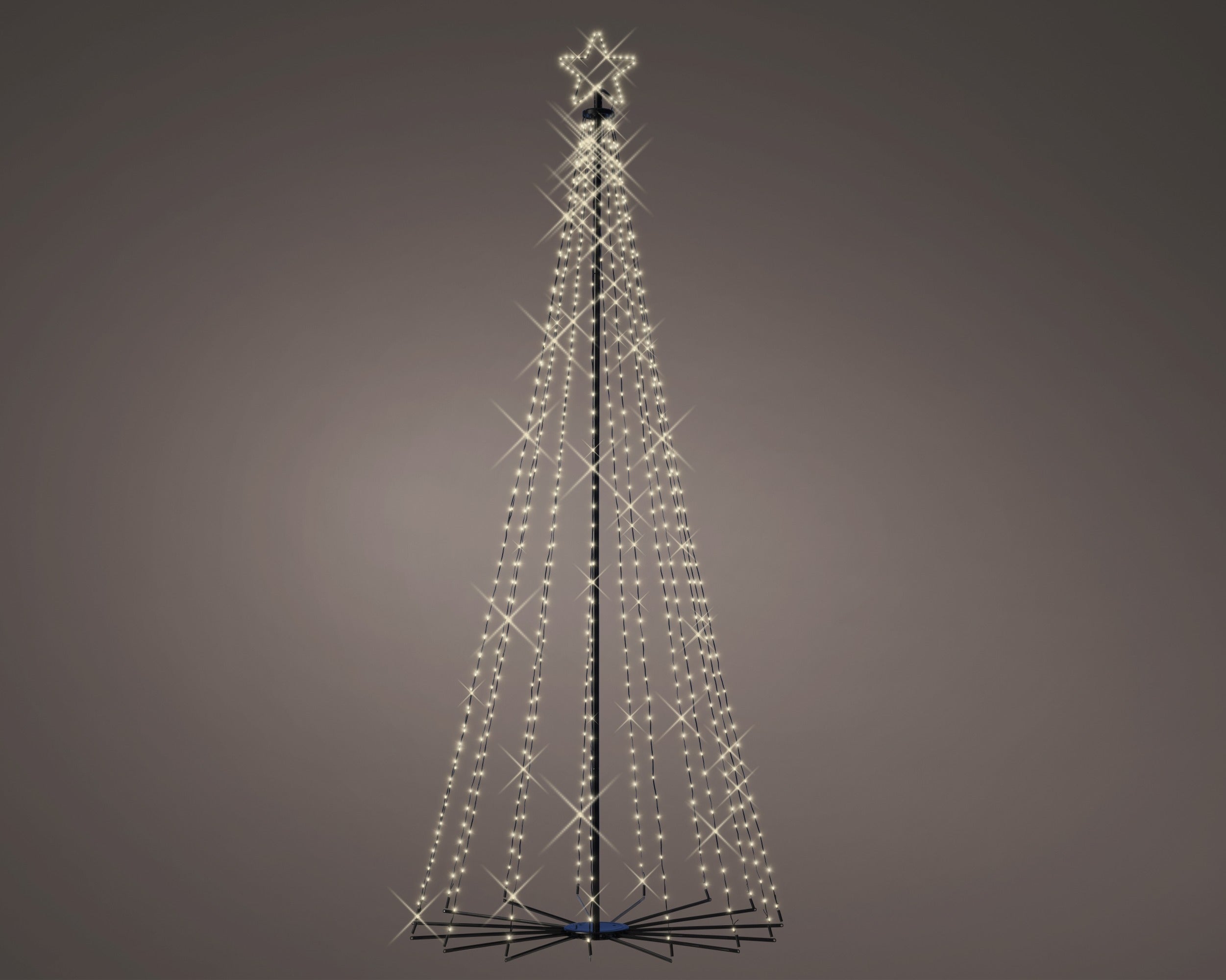 Albero Di Metallo 706 Led Warm White 100x240 Cm