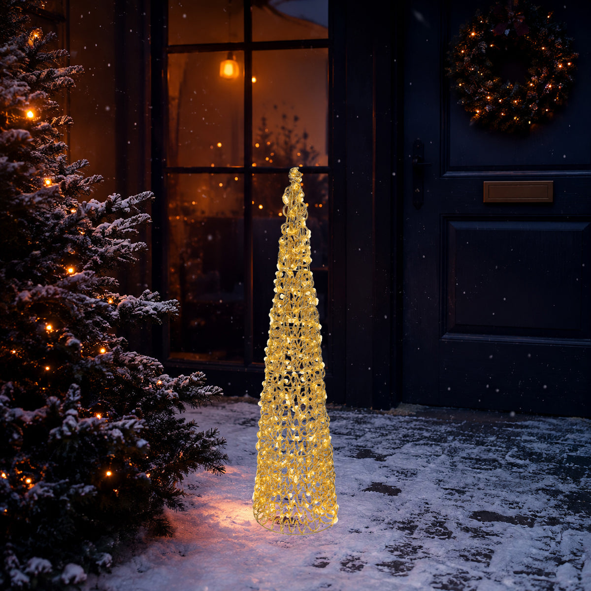 Cono Oro Micro Led Classic Warm D 25x100 Cm