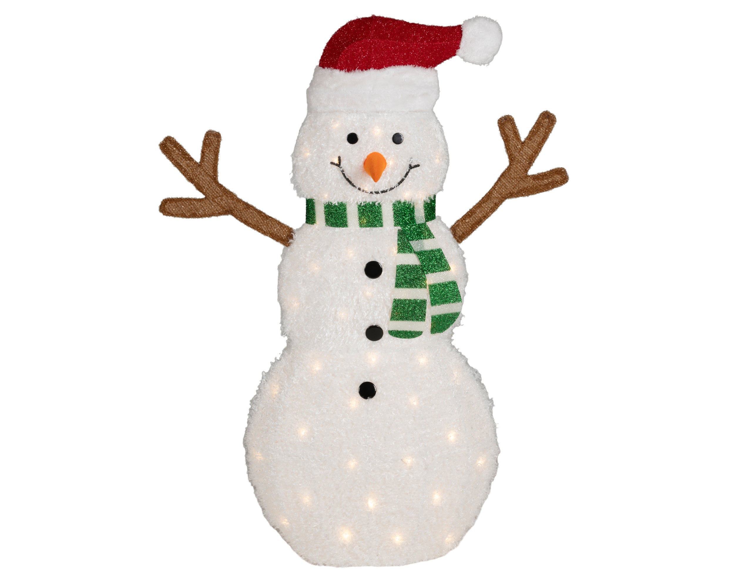 Pupazzo Di Neve Warm White 21x79x107 Cm Luce Calda