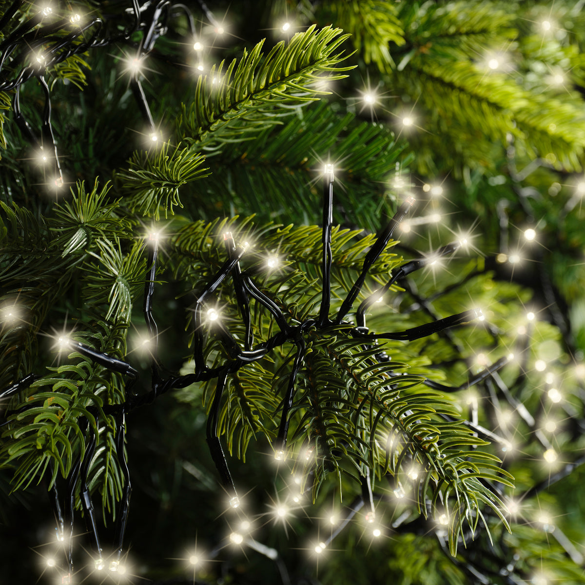 Luci Natale Cluster 1512 Led Caldo Naturale