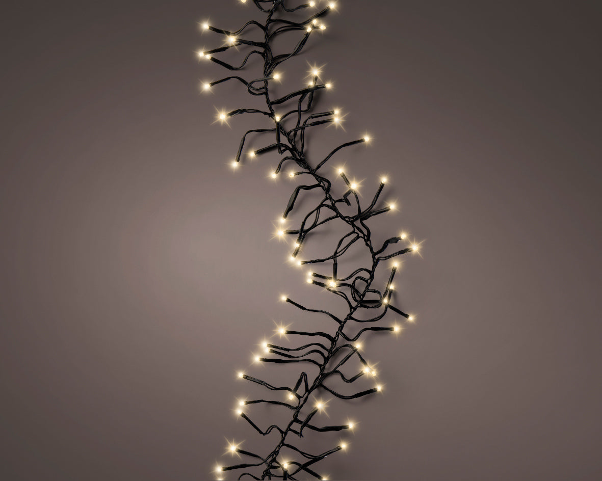 Luci Natale Cluster 768 Led Soft Gold
