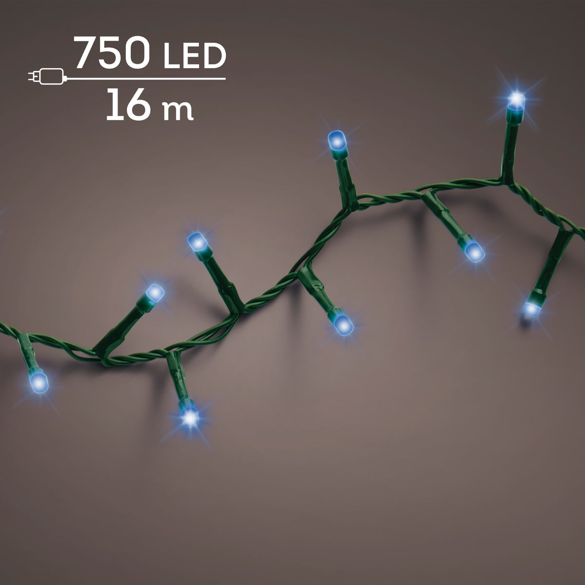 Luci Natale 750 Led Blu