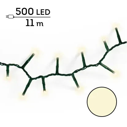 Luci Natale 500 Led Caldo Naturale