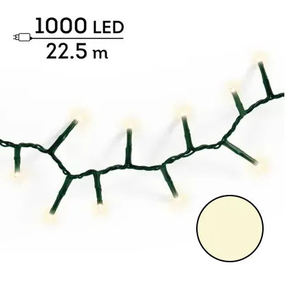 Luci Natale 1000 Led Caldo Naturale