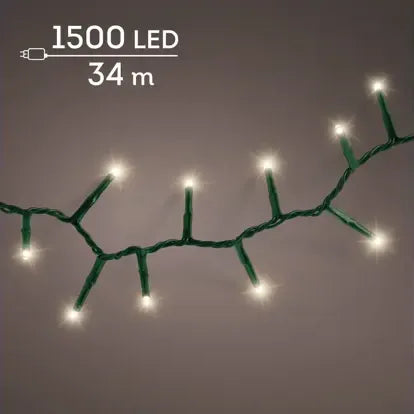 Luci Natale 1500 Led Caldo Naturale