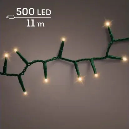 Luci Natale 500 Led Caldo Classico