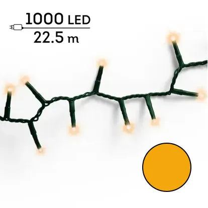 Luci Natale 1000 Led Caldo Classico