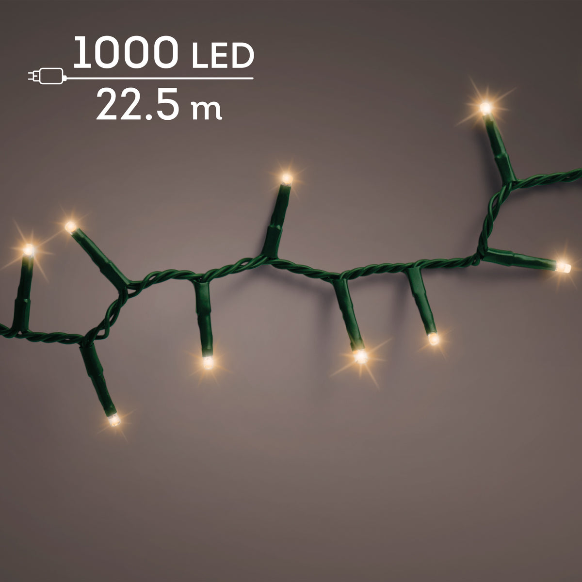 Luci Natale 1000 Led Caldo Classico