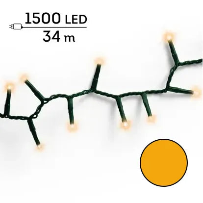 Luci Natale 1500 Led Caldo Classico