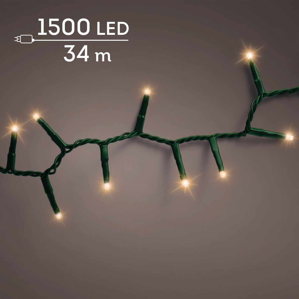 Luci Natale 1500 Led Caldo Classico