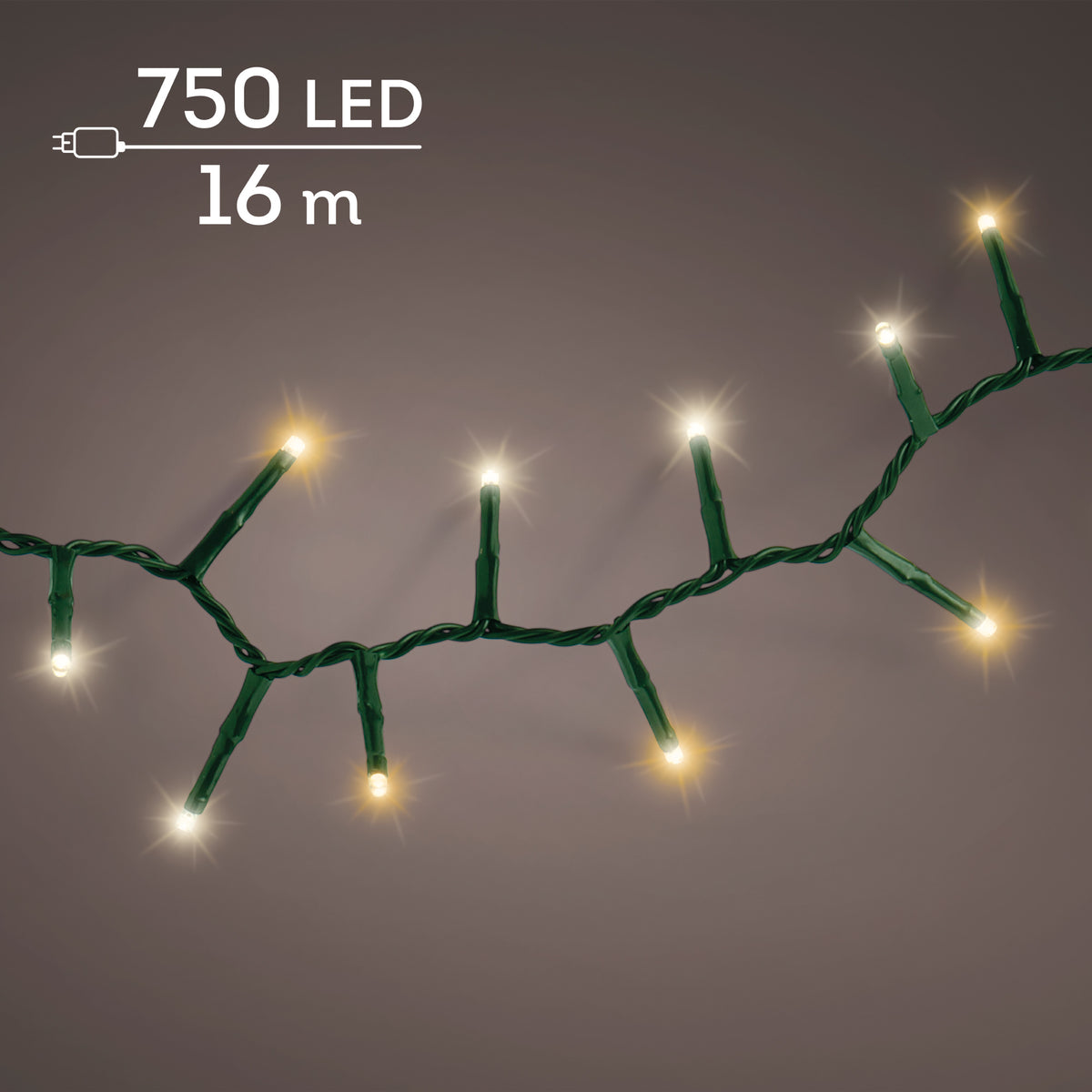 Luci Natale 750 Led Caldo Naturale Caldo Classico