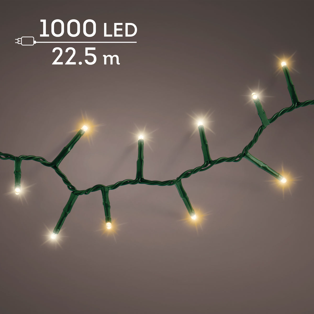 Luci Natale 1000 Led Caldo Naturale Caldo Classico