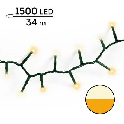 Luci Natale 1500 Led Caldo Naturale Caldo Classico