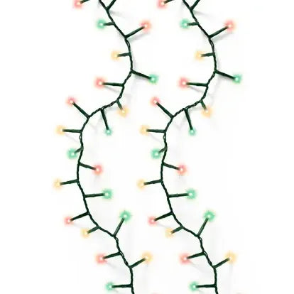 Luci Natale 1000 Led Caldo Naturale Rosso Verde