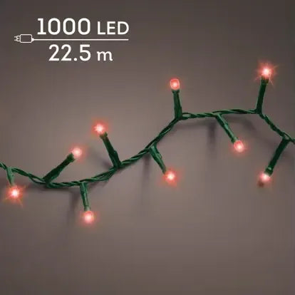 Luci Natale 1000 Led Rosso
