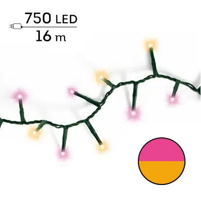 Luci Natale 750 Led Caldo Classico Rosa