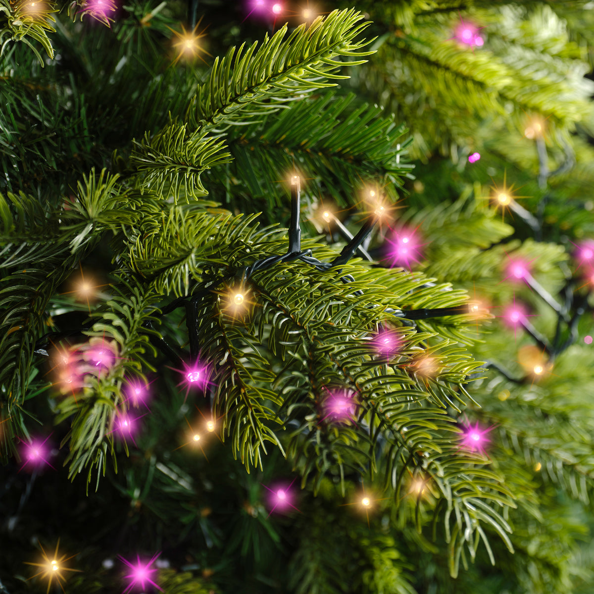 Luci Natale 750 Led Caldo Classico Rosa