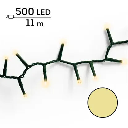 Luci Natale 500 Led Oro Soft
