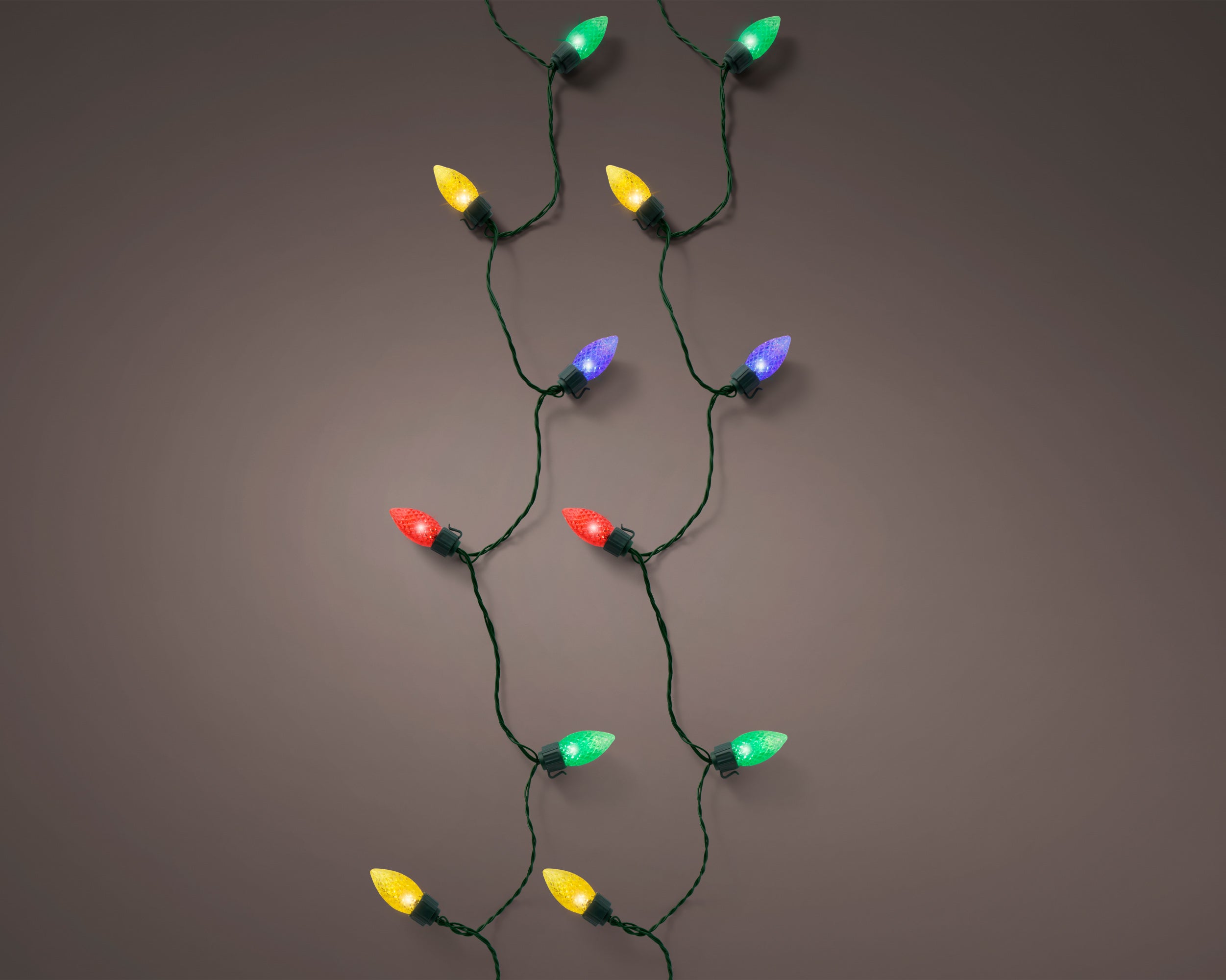 Luci Natale Vintage Multicolor 100 Led 19,8 M