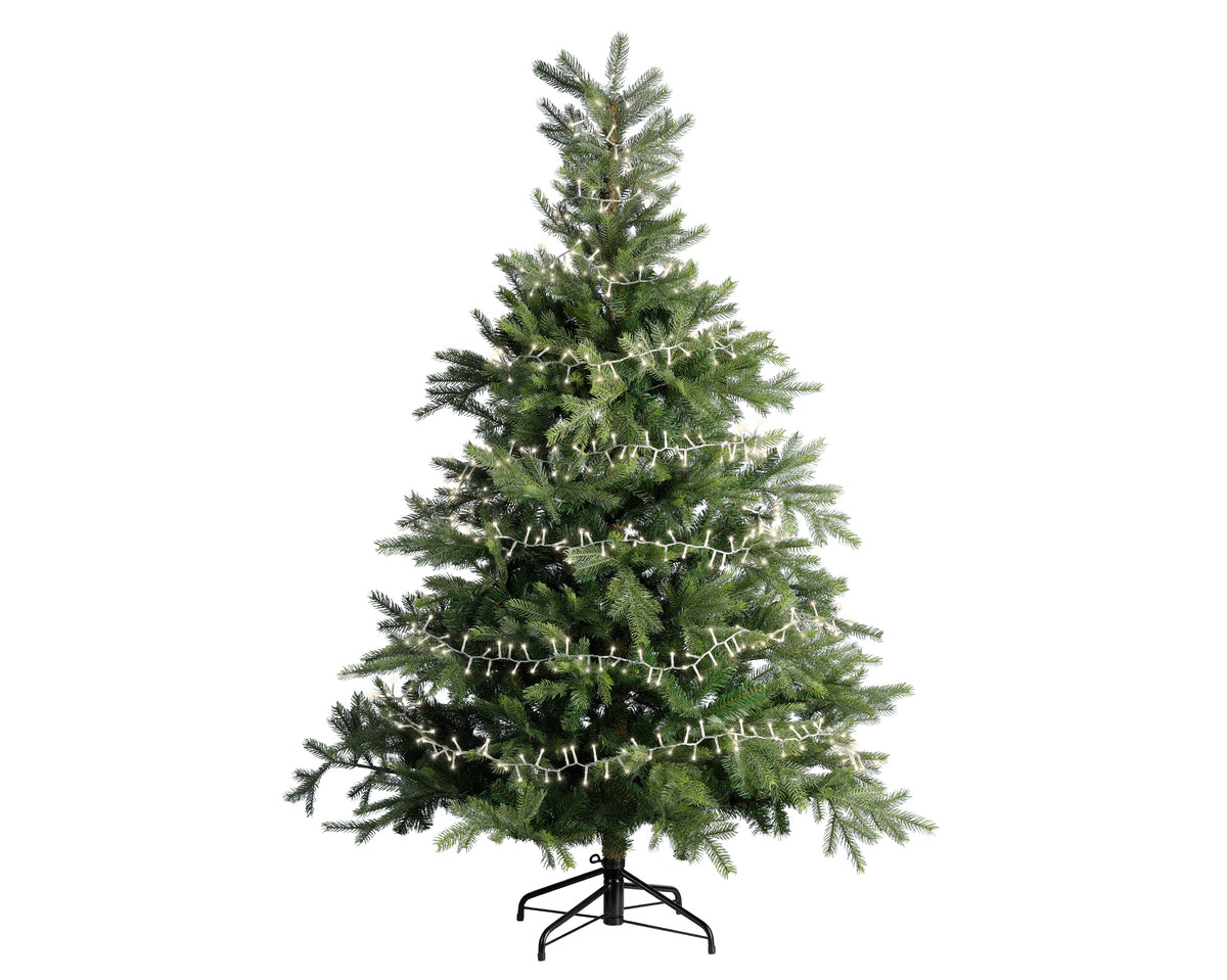 Luci Soft Glow 750 Led Bulbo opaco Caldo Naturale Cavo Trasparente