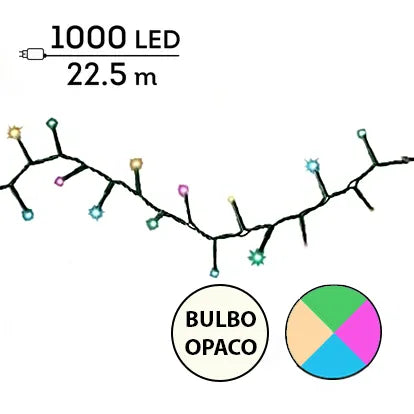 Luce Soft Glow 1000 Led 22,5 M Multicolor Soft Cavo Verde