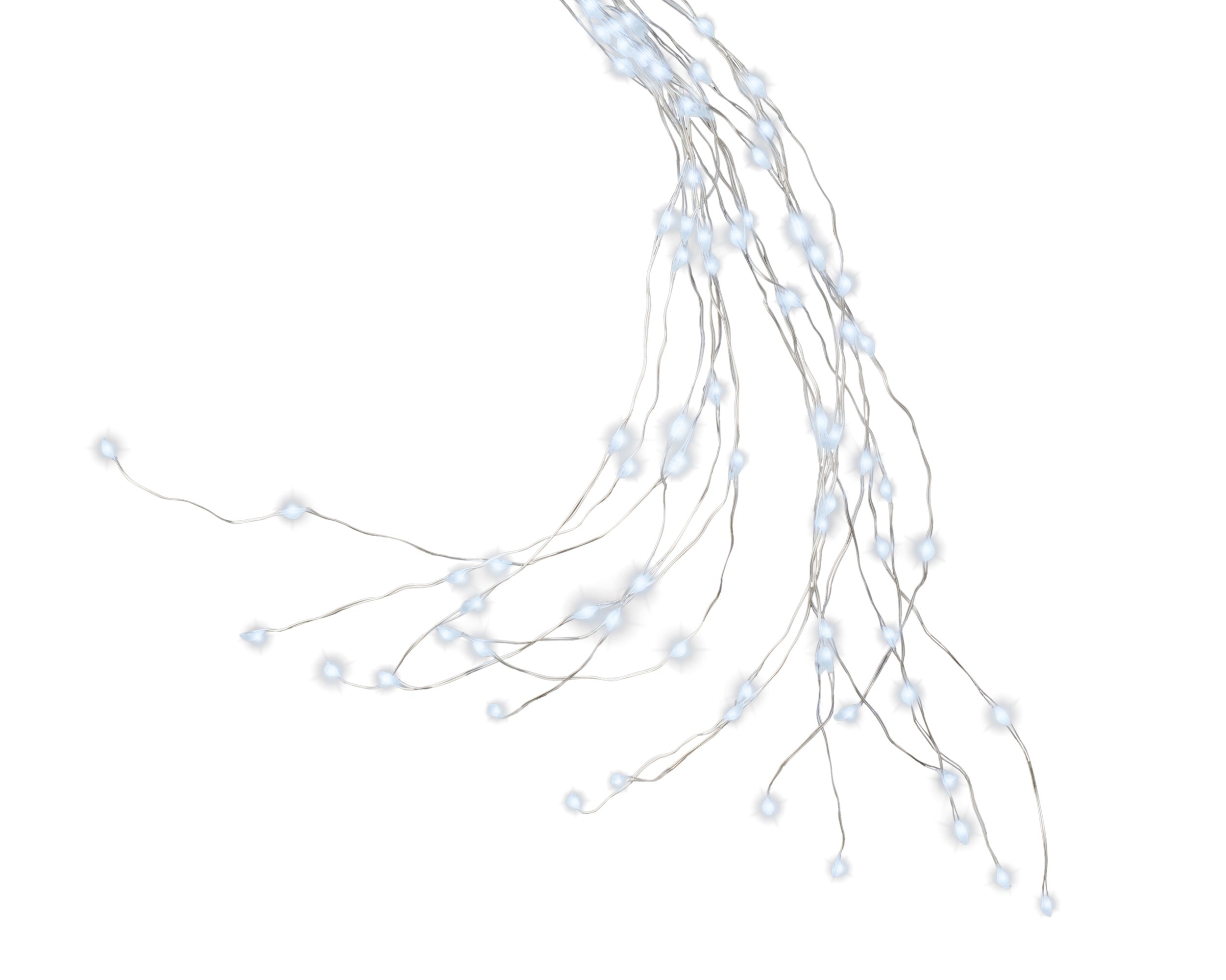 Luci Cascata 832 Micro Led Luce Fredda 240 Cm