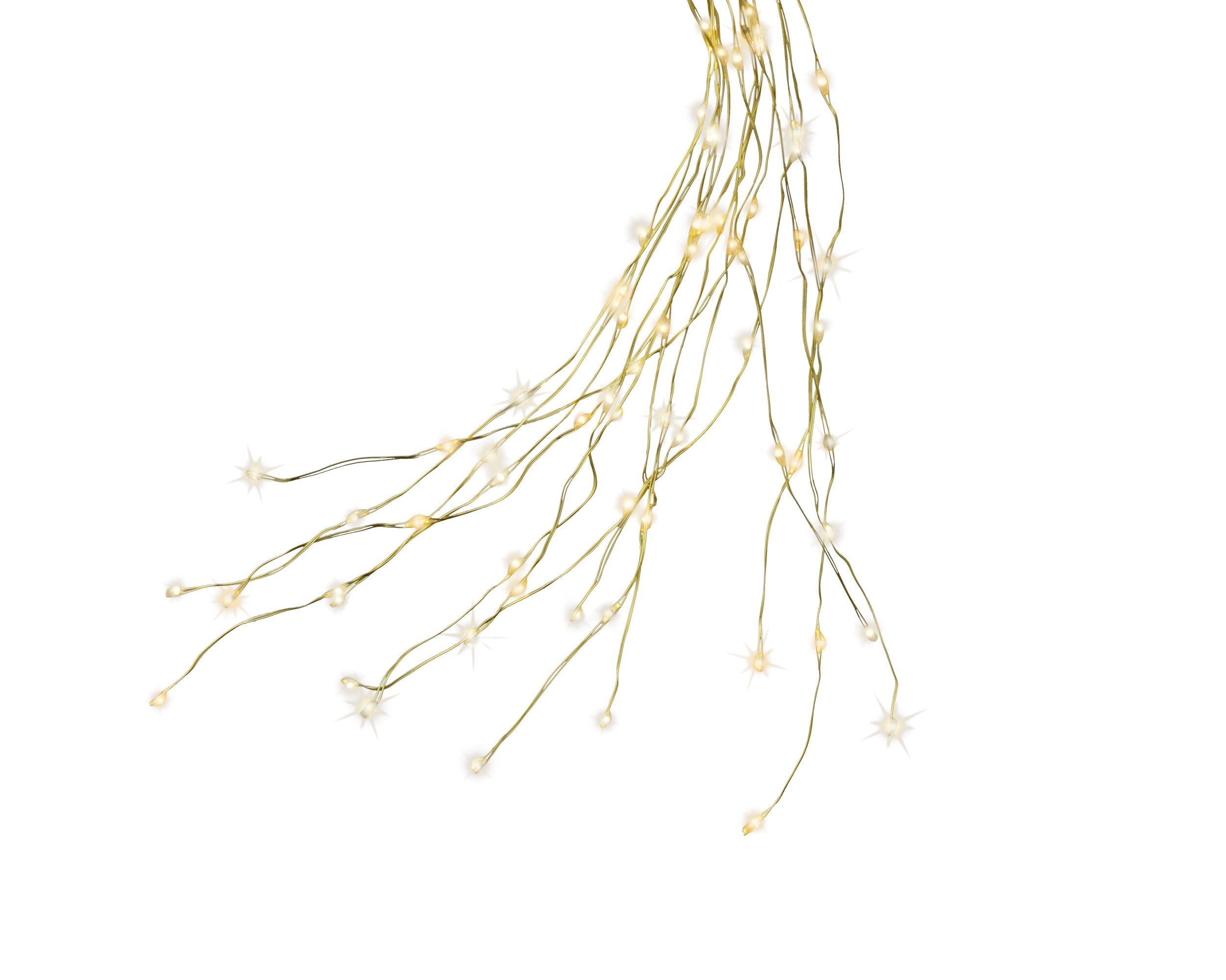 Luci Cascata 832 Micro Led Oro 240 Cm