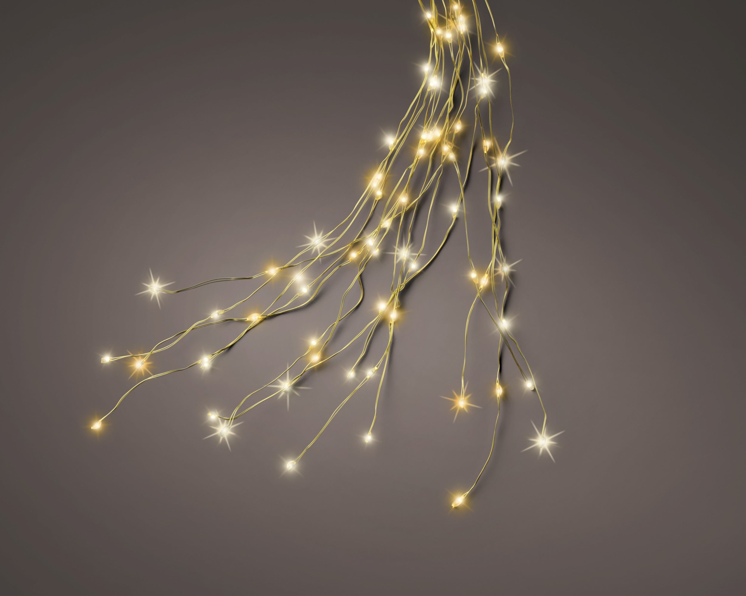 Luci Cascata 832 Micro Led Oro 240 Cm