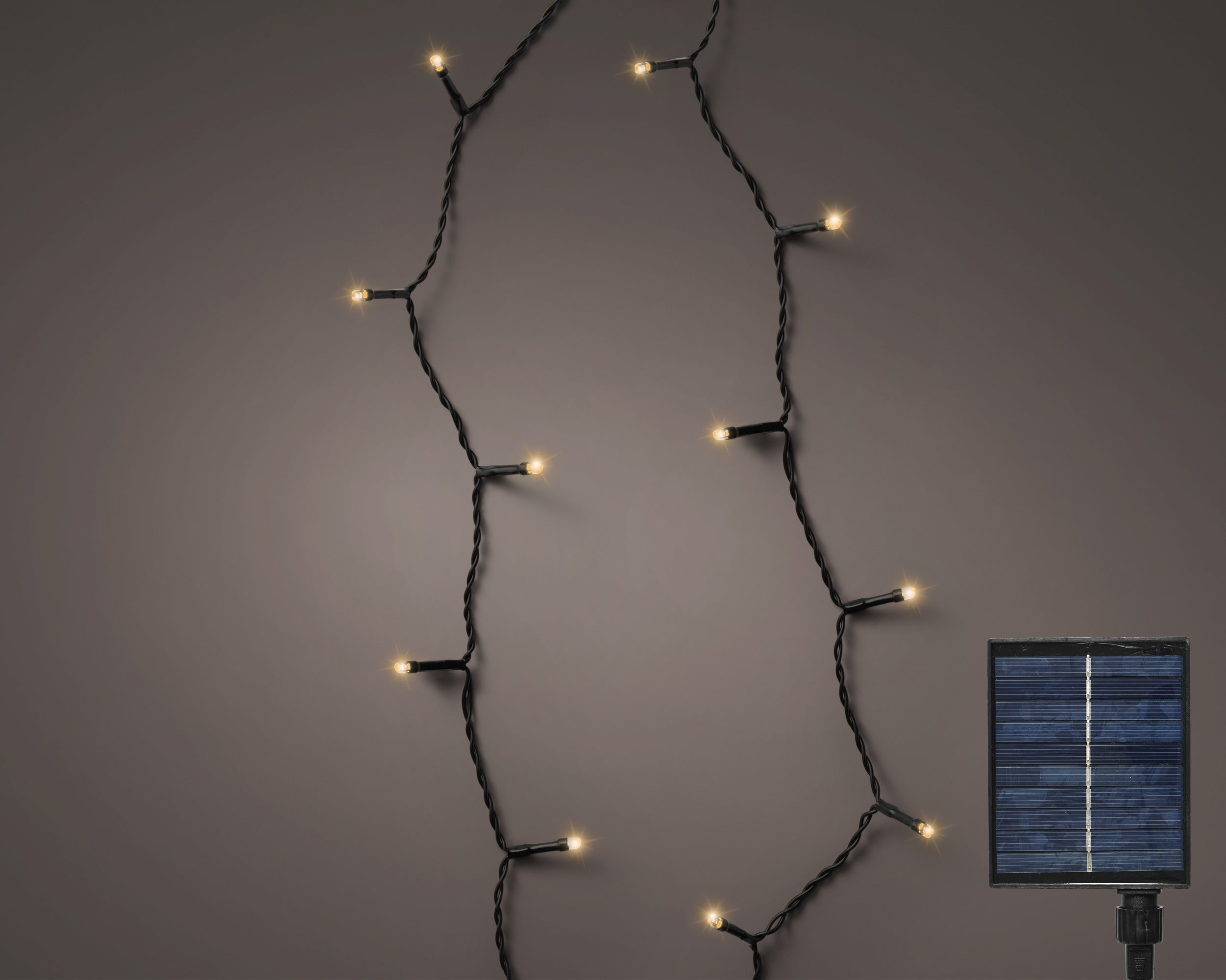 Luci Solari 240 Led Luce Calda 18 M