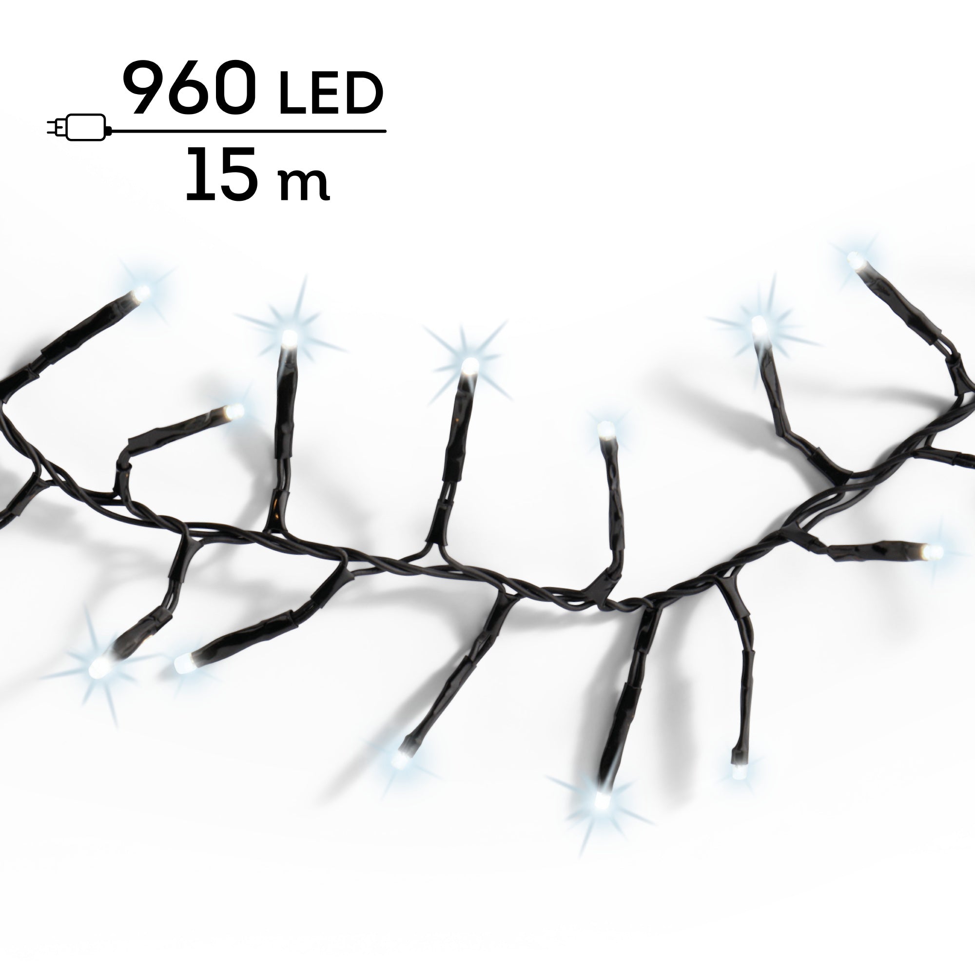 Led Excellent Lights Pvc 8 Function Twinkle Effect Outdoor