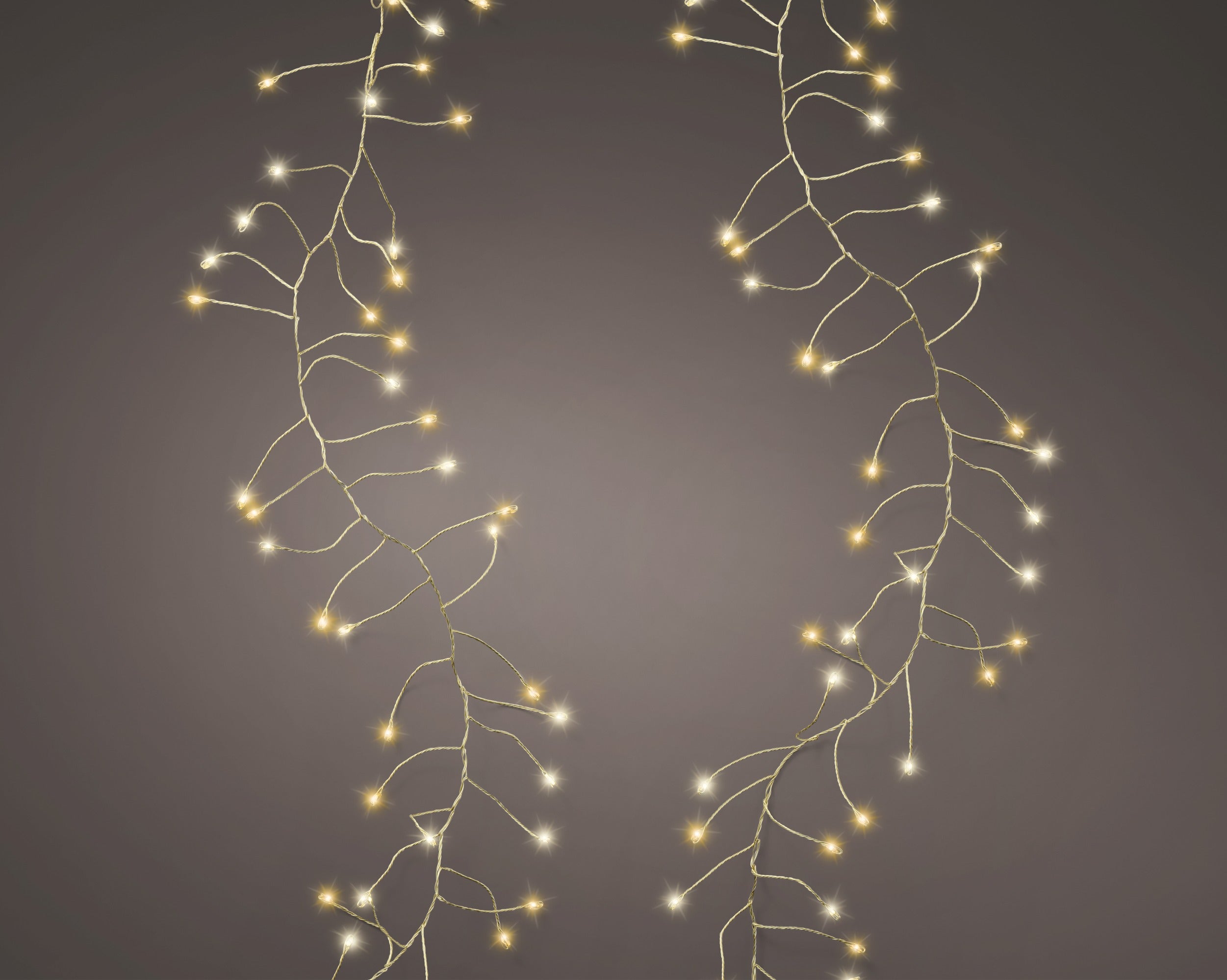 Luci Di Natale 480 Cluster Microled 6 M Luce Oro E Calda