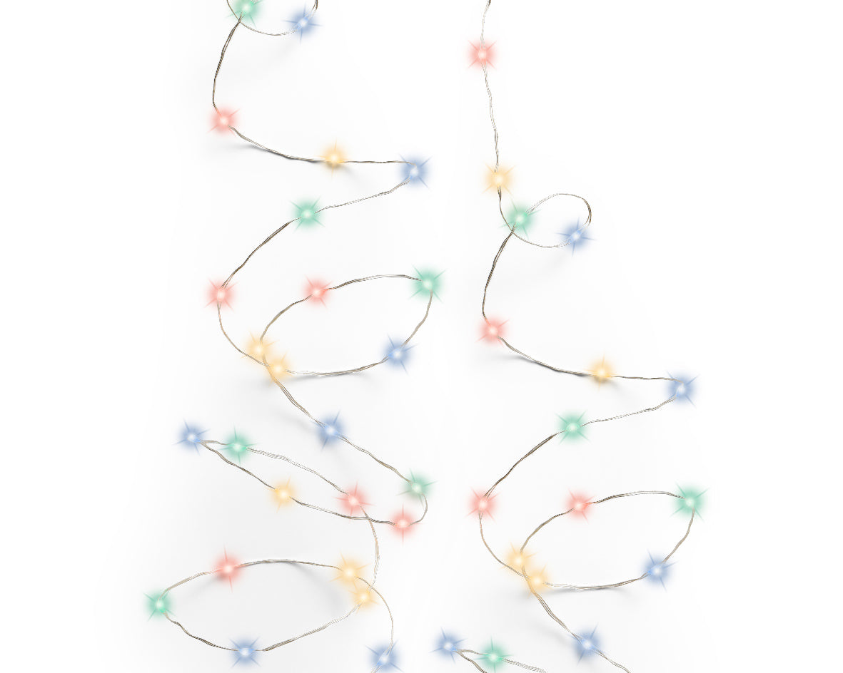 Filo 240 Led Silver Led Multicolor 11,95 M