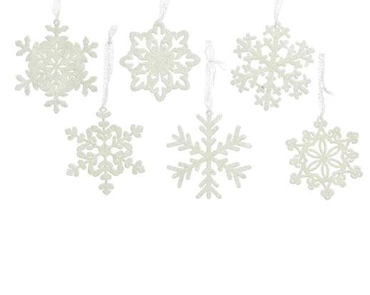 Pendente Fiocco Di Neve White 10 Cm 1 Pz