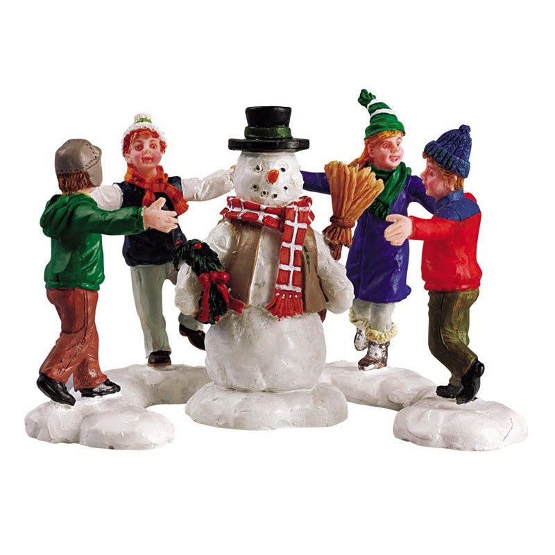 RING AROUND THE SNOWMAN SET OF 3 LEMAX per Villaggi Lemax - Dematteis.it