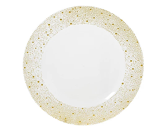 Piatto Decorativo Decoro Oro 33 Cm
