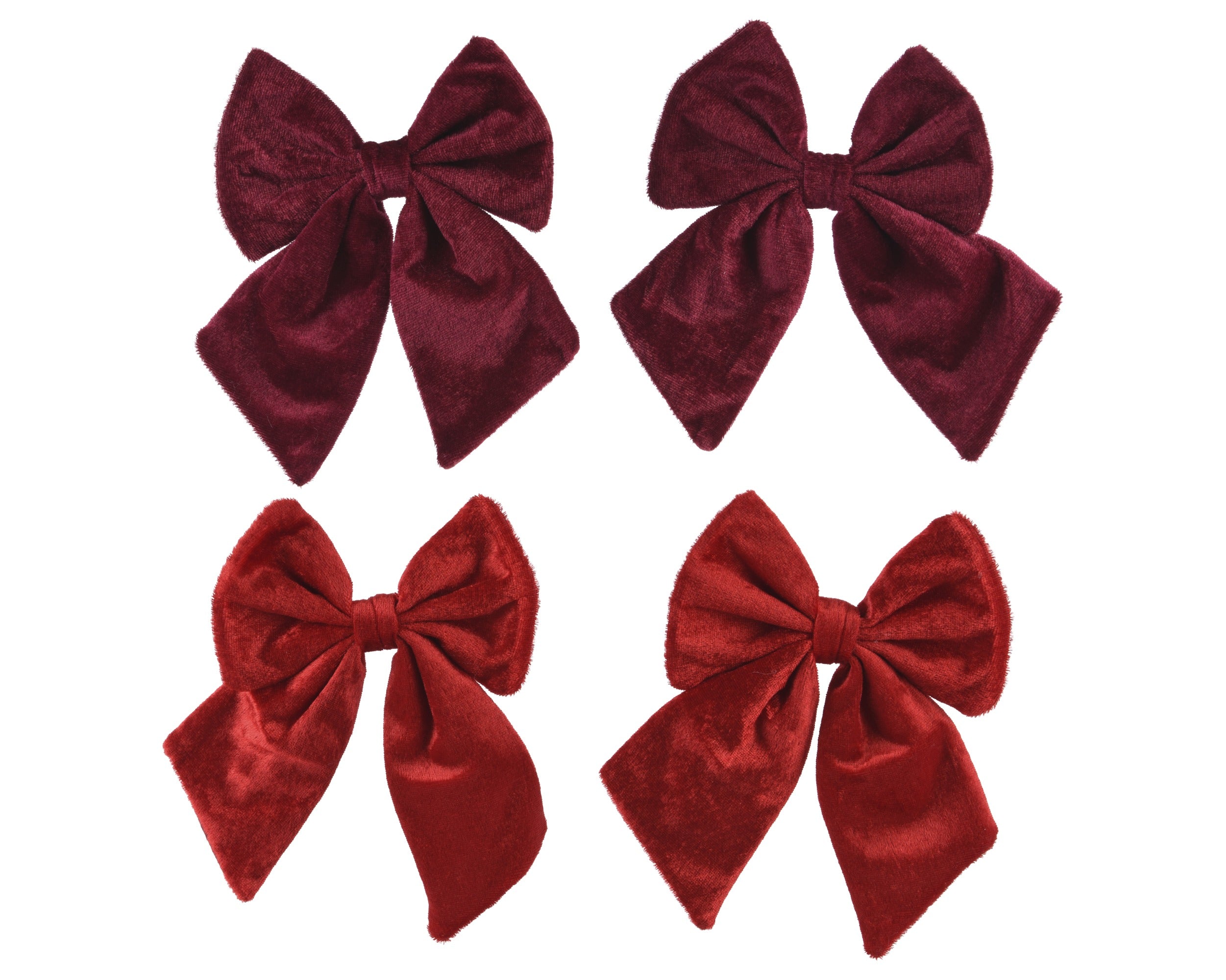 Set 2 Fiocchi Rossi 14x17 Cm