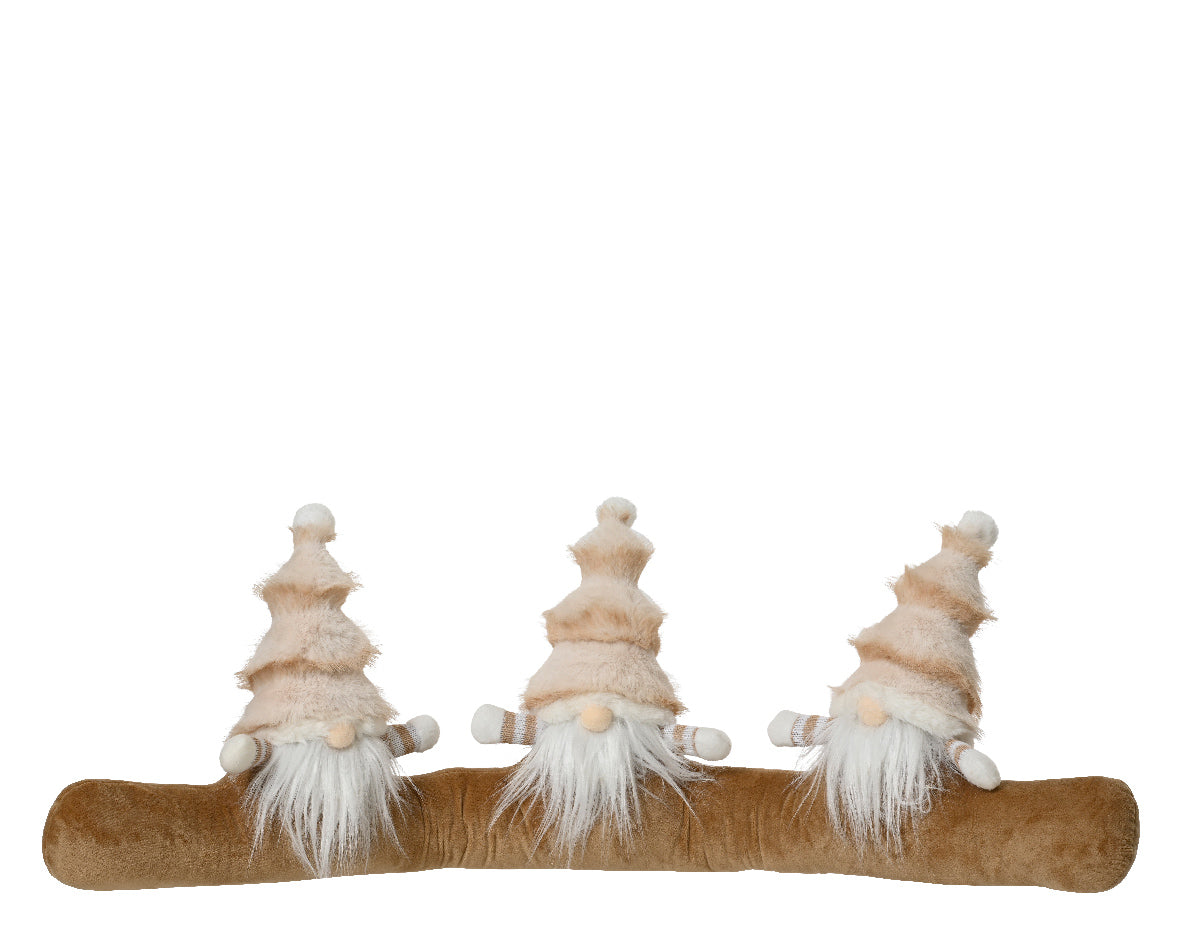 Paraspifferi Con Gnomi Beige 87x11x27 Cm