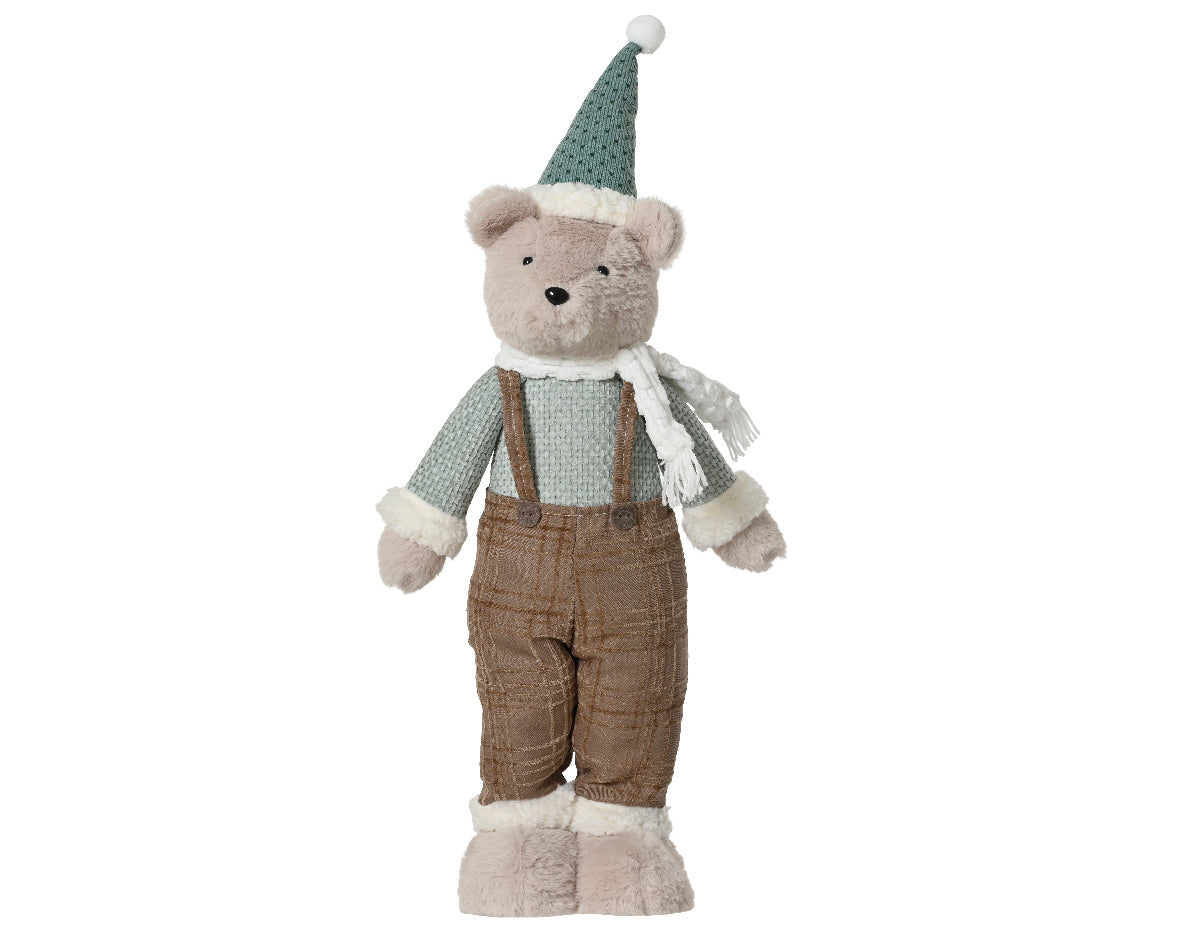 Orsetto Stoffa Light Green 22x10x75 Cm