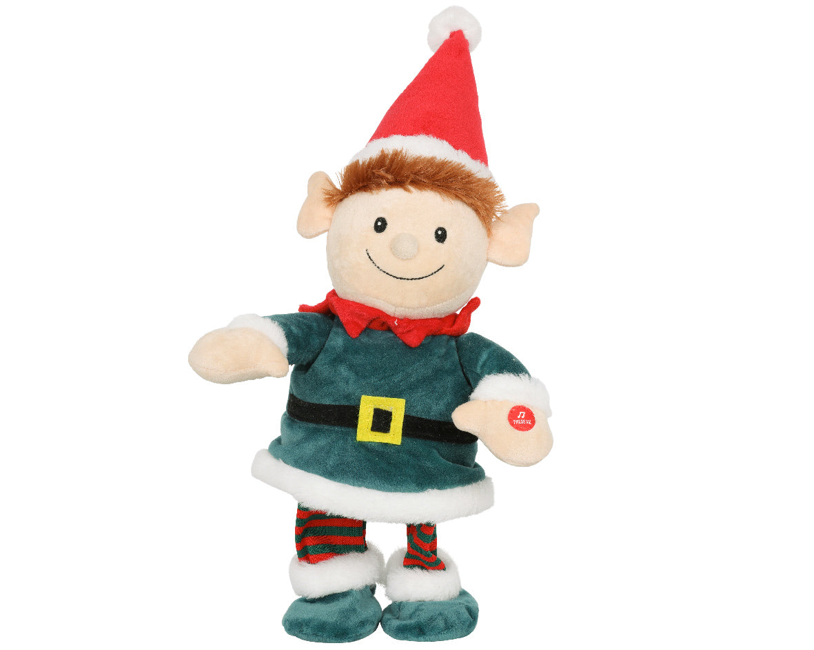 Elfo Con Musica 10x16x32 Cm