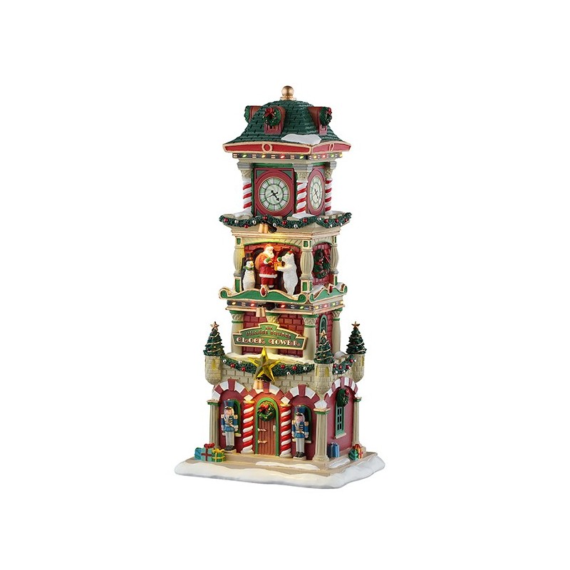 The Village Square Clock Tower Lemax