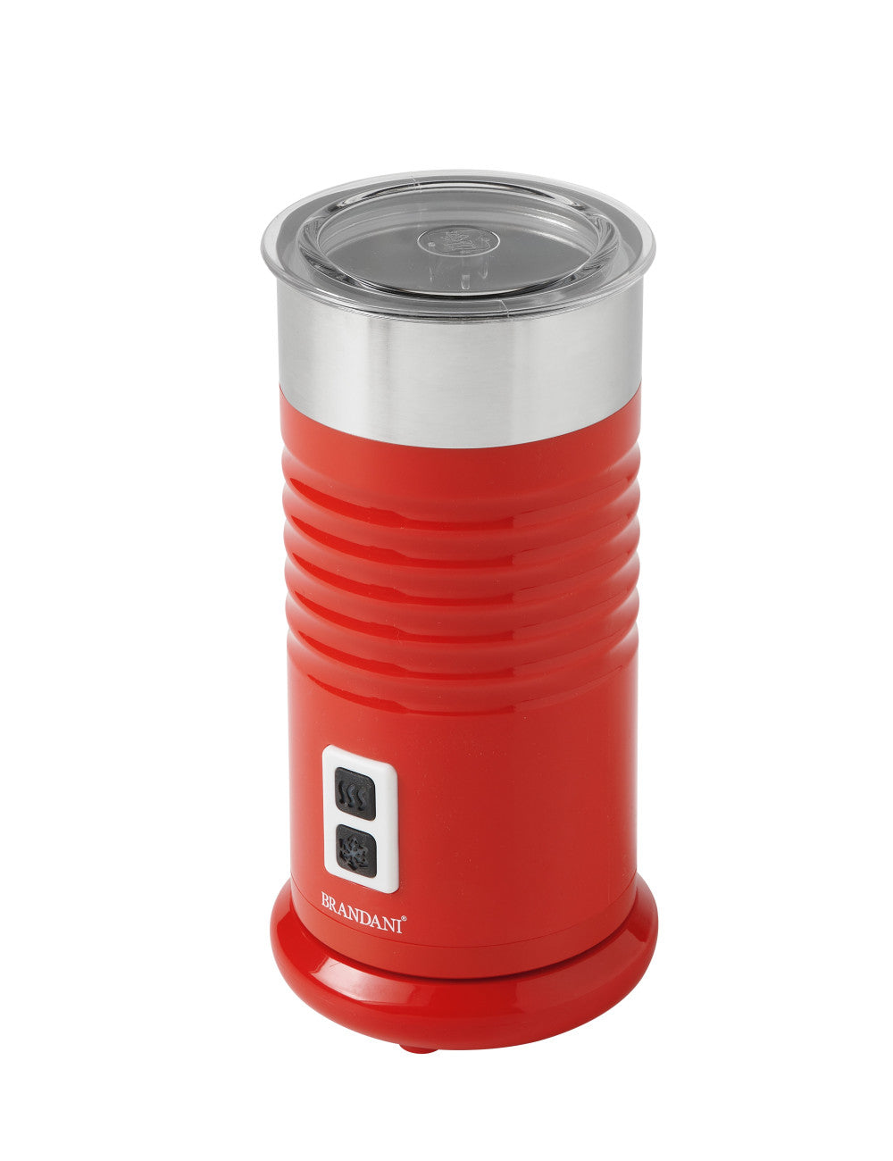Scalda-Monta Latte Rosso Inox