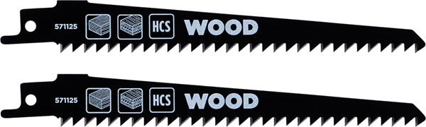 Set 2 Lame Legno 153 Mm
